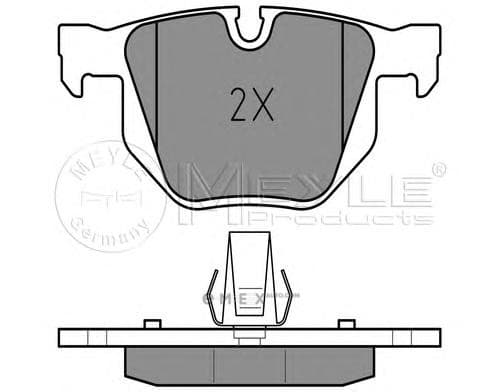 OEM BRAKE PAD REAR E60 520 0252373217