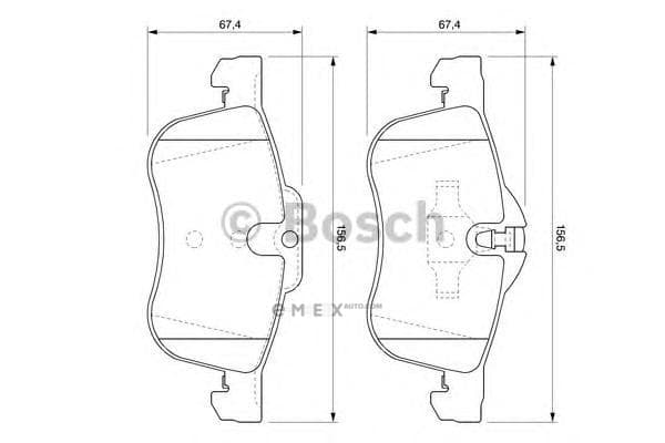 OEM BREMSBELAG 0986424758