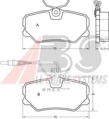 OEM Brake Pads/ABS 36651