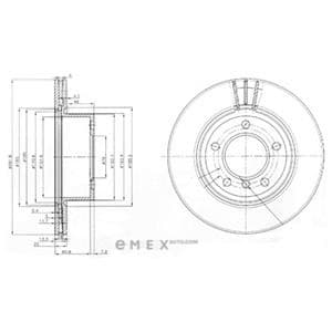 OEM BRAKE DISC (DOUBLE PACK) BG3900