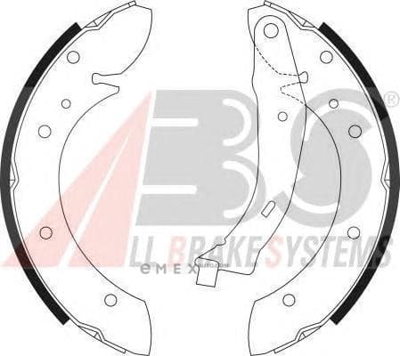 OEM Brake Shoes/ABS 9028