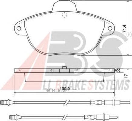 OEM Brake Pads/ABS 37114