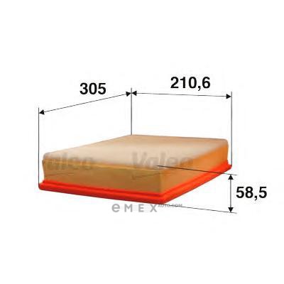 OEM FILTER ASSY, AIR ELEMENT 585110