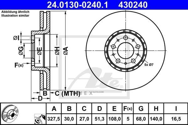 OEM BRAKE ROTOR 24013002401