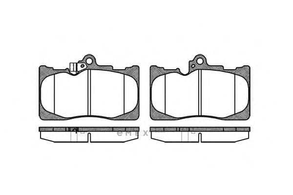 OEM PAD KIT, DISC BRAKE 118002