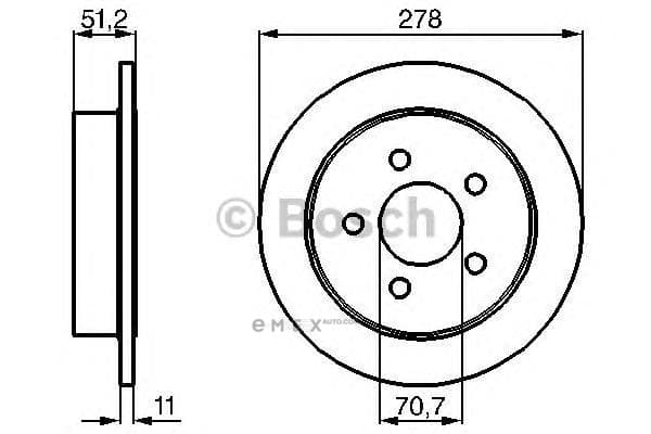 OEM BREMSSCHEIBE 0986478487