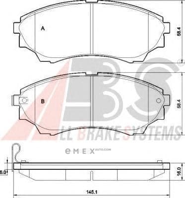 OEM PAD KIT, DISC BRAKE 37540