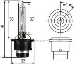 OEM HEADLIGHT BULB D2S 8GS007949101