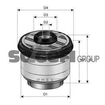 OEM FILTER ASSY, FUEL PUMP C802