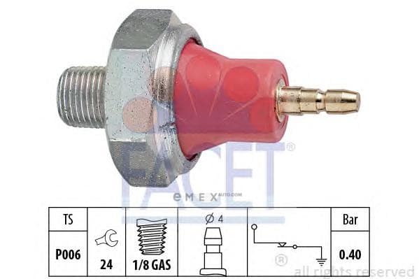 OEM SENSOR ASSY, OIL PRESSURE 70015