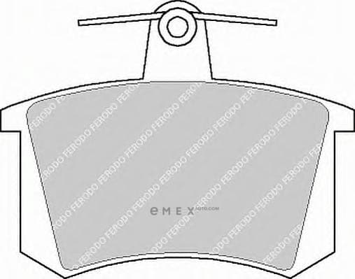 OEM PAD KIT, DISC BRAKE FDB222