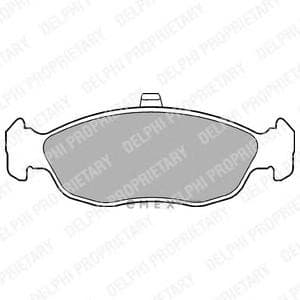 OEM BRAKE PAD AXLE SET LP1597