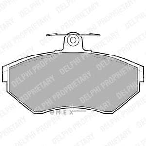 OEM BRAKE PAD AXLE SET LP1409