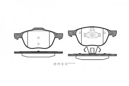 OEM PAD KIT, DISC BRAKE 1566093