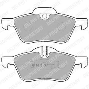 OEM BRAKE PAD AXLE SET LP1657