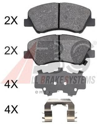 OEM Brake Pads/ABS 37916