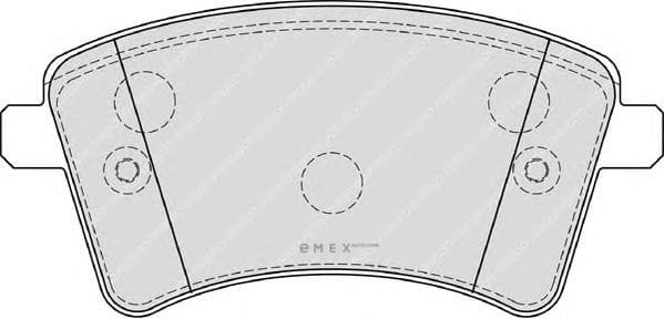 OEM PAD KIT, DISC BRAKE FDB4185