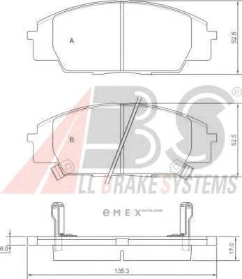 OEM Brake Pads/ABS 37174