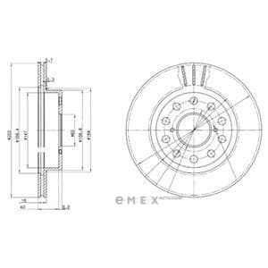 OEM BRAKE DISC (DOUBLE PACK) BG3268