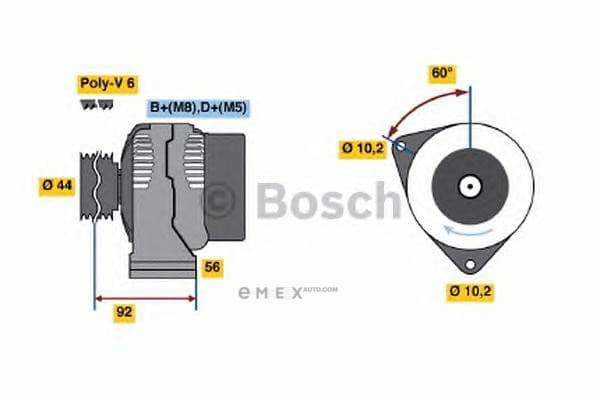 OEM ALTERNATOR 0986037970