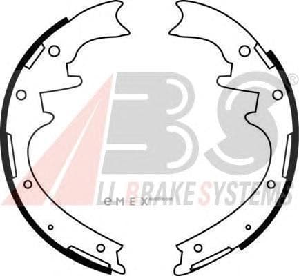 OEM SHOE KIT, DRUM BRAKE 40705