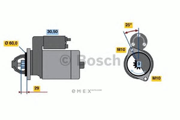 OEM ANLASSER I.A. 0986017890