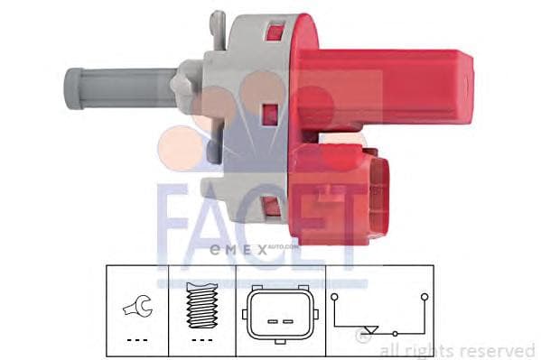 OEM SWITCH ASSY, PARKING BRAKE 71171