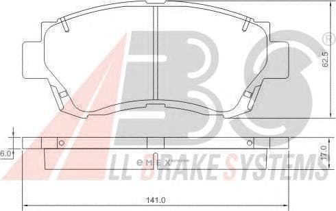 OEM PAD KIT, DISC B 36713