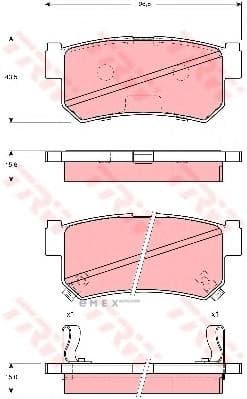 OEM BRAKE PAD GDB3382