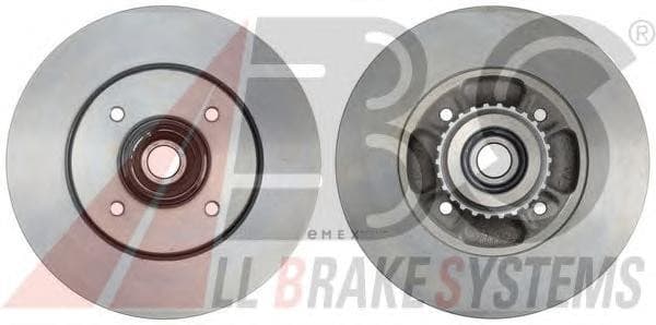 OEM Brake discs + Bearing/ABS ring 17447C