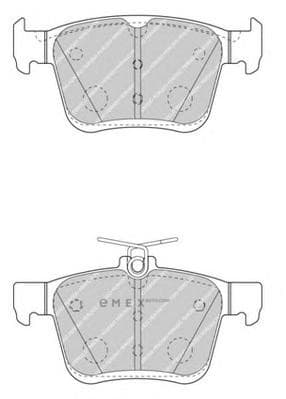 OEM PAD KIT, DISC BRAKE FDB4434