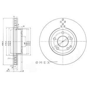 OEM BRAKE DISC (DOUBLE PACK) BG3838