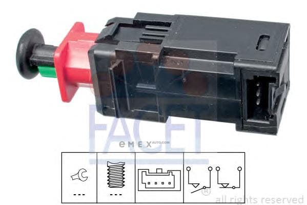 OEM SWITCH ASSY, BACK-UP LAMP 71208