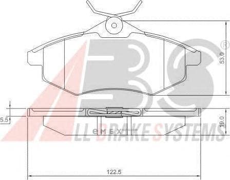 OEM Brake Pads/ABS 37307