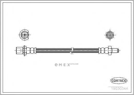 OEM HOSE ASSY, WINDSHIELD WASHER 19030344