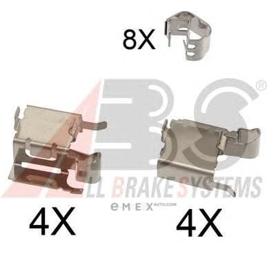 OEM SPRING SET, DISC BRAKE 1748Q