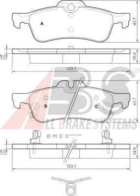 OEM Brake Pads/ABS 37579