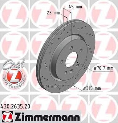 OEM BRAKE ROTOR 430263520