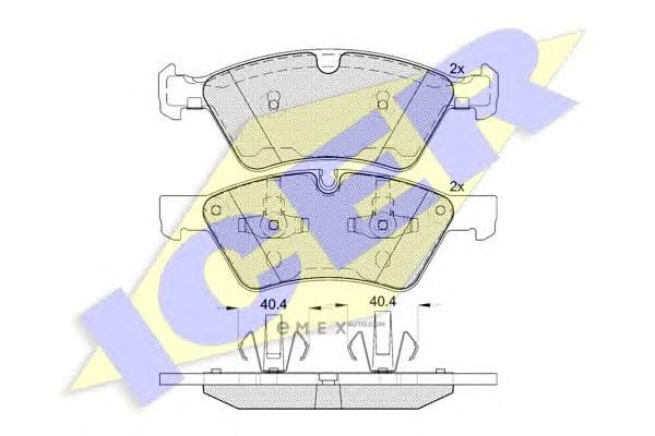 OEM BRAKE PAD FRT 181771