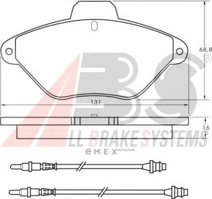 OEM Brake Pads/ABS 36837