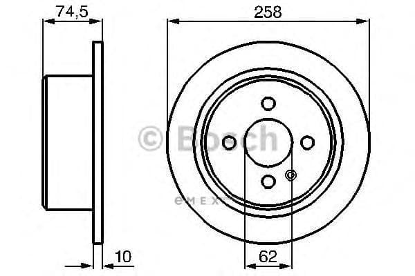 OEM BREMSSCHEIBE 0986478563