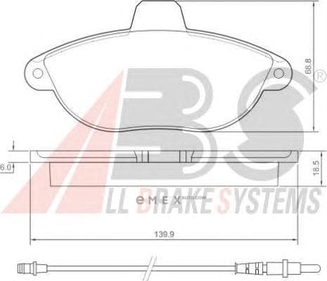 OEM Brake Pads/ABS 36911