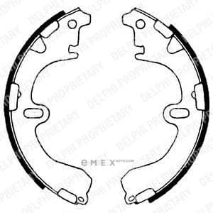 OEM BRAKE SHOE AXLE SET LS1315