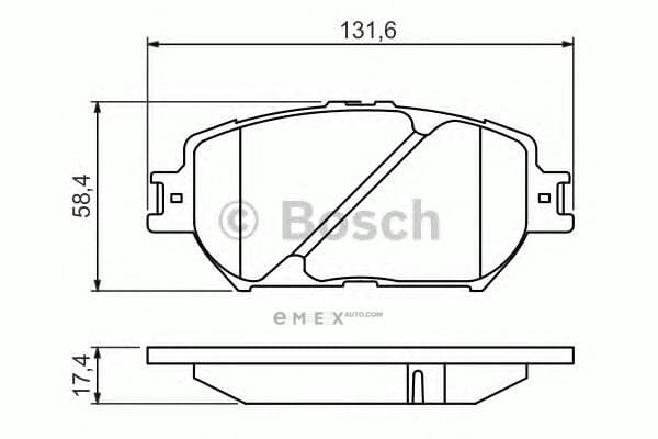 OEM DISC BRAKE PAD 0986494418