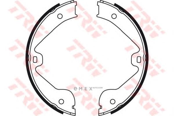 OEM SHOE KIT, DRUM BRAKE GS8718