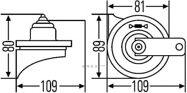 OEM HORN ASSY 3FG007424001