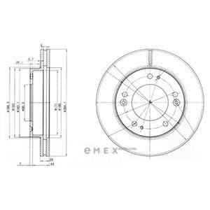 OEM BRAKE DISC (DOUBLE PACK) BG3226