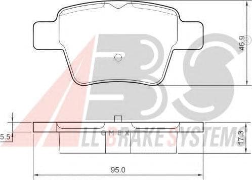 OEM Brake Pads/ABS 37475