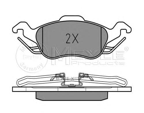 OEM DISC BRAKE PAD SET 0252315419