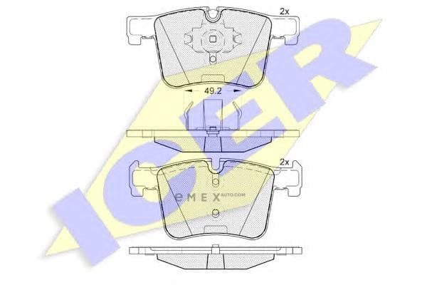 OEM BRAKE PAD FR BMW F20/F30 182020